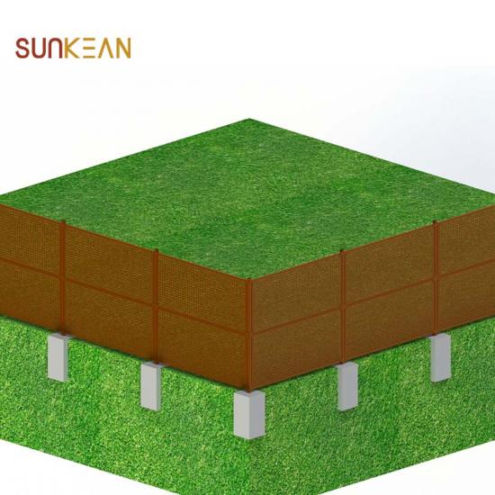 Clôture les yeux bandés