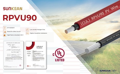 Câble RPVU avec certification CUL