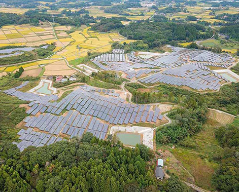  60MW  SUIMEI projet de système d'énergie solaire au japon 2020 