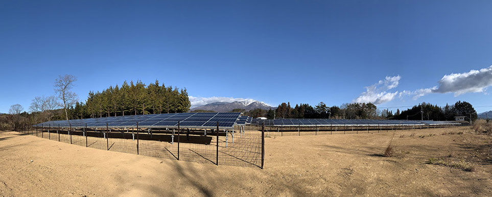  49,5 kw Yamanashi-ken centrale solaire au japon 2019 